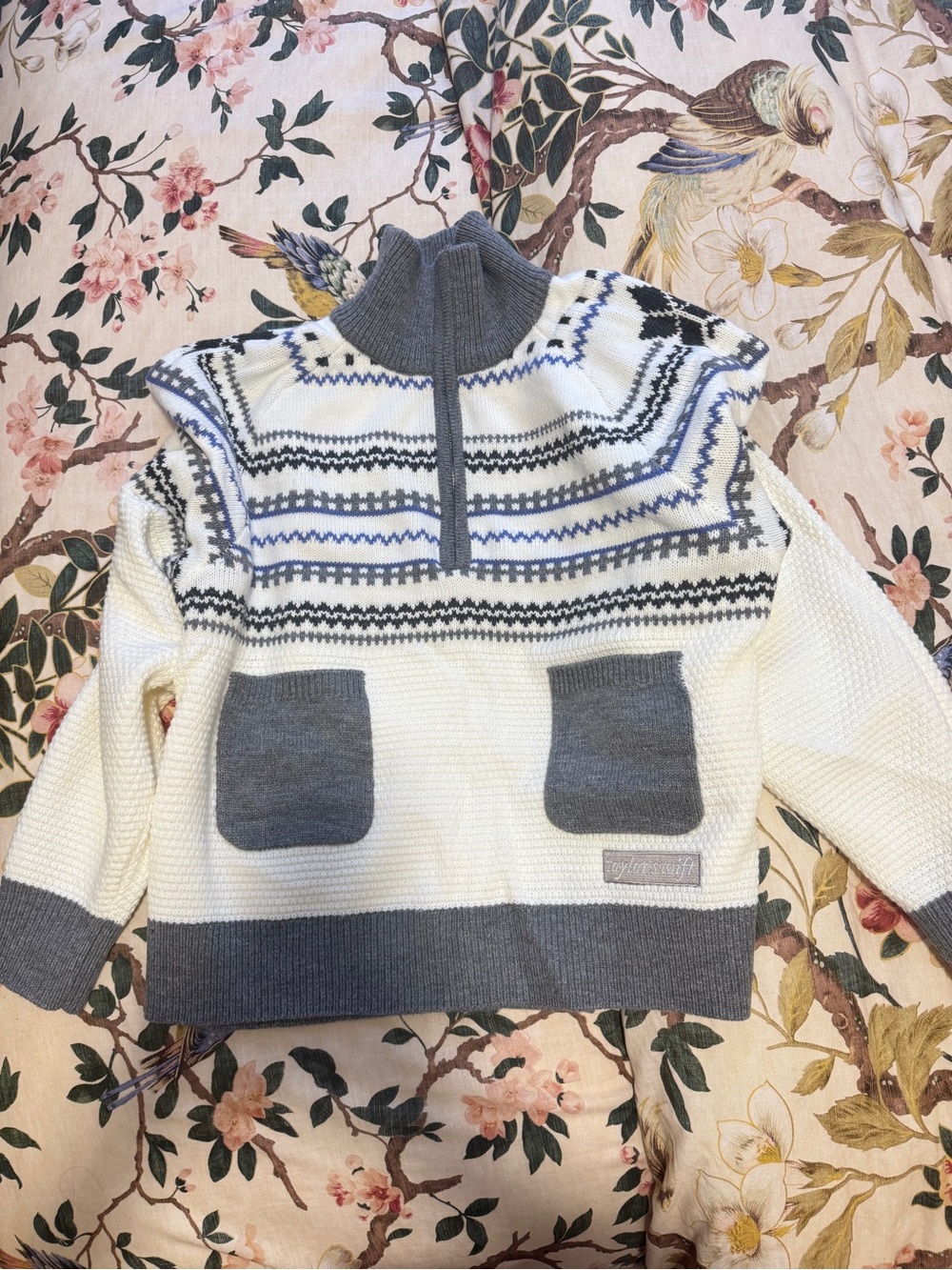 Taylor Swift Folklore quarter zip sweater